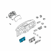 OEM Ford F-150 Dash Control Unit Diagram - DL3Z-19980-D