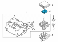 OEM Hyundai Santa Cruz PCB BLOCK ASSY Diagram - 91959-K5010