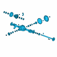 OEM 2019 Chevrolet Silverado 1500 LD Axle Assembly Diagram - 84380401