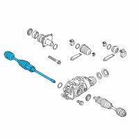 OEM BMW 335i GT xDrive Cv Axle Assembly Front Right Diagram - 31-60-7-597-694