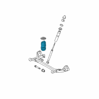 OEM 2007 Toyota Sienna Coil Spring Diagram - 48231-AE031