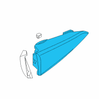 OEM 2018 Infiniti QX30 Backup Lamp Assy-LH Diagram - 26545-5DC0B