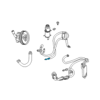 OEM 2003 Dodge Ram 2500 O Ring-Power Steering Hose Diagram - 5205254