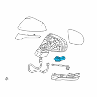 OEM 2022 Lexus RX450h Lamp Assembly, Side Turn Diagram - 81730-78010