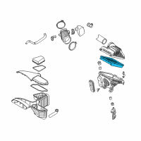 OEM 2011 Hyundai Sonata Air Cleaner Filter Diagram - 28113-3S100