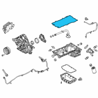 OEM 2014 Ford F-350 Super Duty Upper Oil Pan Gasket Diagram - BC3Z-6710-A