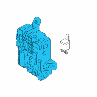 OEM 2019 Kia Cadenza Instrument Junction Box Assembly Diagram - 91950F6134