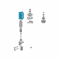 OEM 2012 Honda Fit Spring, Front Diagram - 51401-TK6-A12
