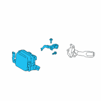 OEM Lexus LS500h Sensor Assembly, MILLIME Diagram - 88210-0A010