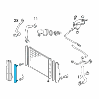 OEM 2014 Scion tC Oil Cooler Diagram - 16491-36190