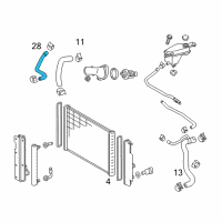 OEM 2015 Scion tC Overflow Hose Diagram - 16261-36020