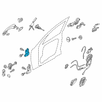 OEM 2015 Kia K900 Hinge Assembly-Front Door Upper Diagram - 793103N000