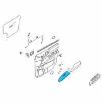 OEM 2009 Kia Sedona Power Window Assist Switch Assembly Diagram - 935754D020CS