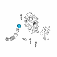 OEM Chevrolet Express 2500 Adapter Asm, Mass Airflow Sensor Inlet Diagram - 25162676