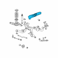 OEM 2001 Ford Mustang Upper Control Arm Bracket Diagram - XR3Z-5K909-AR