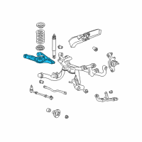 OEM 2002 Ford Mustang Lower Control Arm Diagram - XR3Z5A649AA