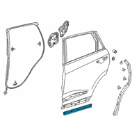 OEM 2022 Acura RDX Seal, Rear Diagram - 72827-TJB-A01