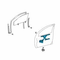 OEM 2009 Toyota RAV4 Regulator Diagram - 69802-52080