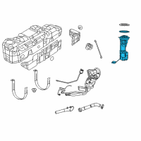 OEM 2017 Ram 1500 Module-Fuel Pump/Level Unit Diagram - 68217575AE