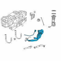 OEM 2016 Ram 1500 Tube-Fuel Filler Diagram - 52029931AF