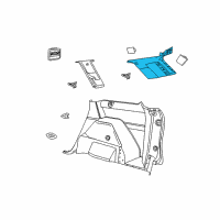 OEM 2013 Dodge Journey Panel-D Pillar Diagram - 1FB18DW1AB