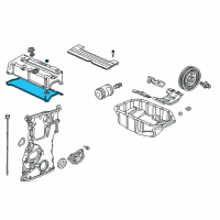 OEM 2003 Honda Element Gasket Set, Head Cover Diagram - 12030-RAA-A01