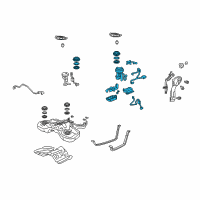 OEM 2012 Acura TL Set, Fuel Pump Assembly Diagram - 17045-TK5-A11