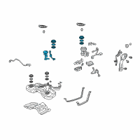 OEM 2014 Acura TL Sub-Pump Assembly, Fuel Diagram - 17049-TK5-A00