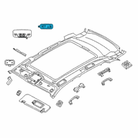 OEM 2022 BMW X5 INTERIOR LAMP, PANORAMA GLAS Diagram - 63-31-7-911-115