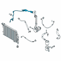 OEM Kia Soul EV Suction & Liquid Tube Assembly Diagram - 97775E4500