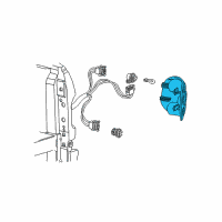 OEM 2004 Ford F-150 Heritage Tail Lamp Assembly Diagram - YL3Z-13405-AA