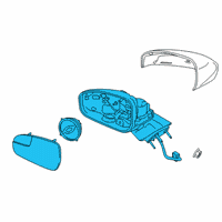 OEM 2020 Ford SSV Plug-In Hybrid Mirror Assembly Diagram - KS7Z-17683-BB