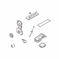 OEM 2007 Nissan Altima Guide-Oil Level Gauge Diagram - 11150-JA00A