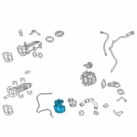 OEM 2017 Ford F-350 Super Duty EGR Valve Diagram - HC3Z-9D475-C