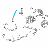 OEM 2013 Chevrolet Impala Hose Asm-P/S Fluid Reservoir Diagram - 20864076