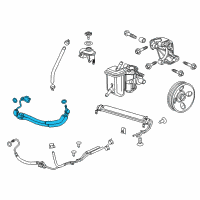 OEM 2013 Chevrolet Impala Pressure Hose Diagram - 22943230