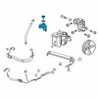 OEM 2012 Chevrolet Impala Reservoir Asm-P/S Fluid Diagram - 22862180