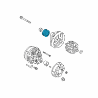 OEM 2022 Hyundai Veloster N Pulley-Generator Diagram - 37321-2GPD0