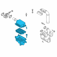 OEM 2012 Hyundai Elantra Cleaner Assembly-Air Diagram - 28110-3X300