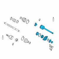 OEM Nissan Joint Assy-Inner Diagram - 39711-1AA0C