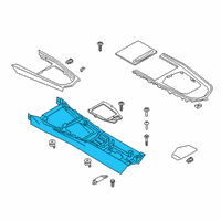 OEM 2021 BMW Z4 CENTER CONSOLE Diagram - 51-16-6-809-054