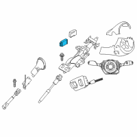 OEM 2015 BMW X6 Steering Column Control Unit Diagram - 32-30-6-882-780