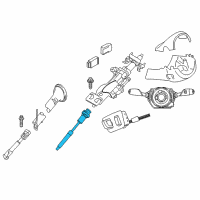 OEM 2017 BMW X6 Steering Spindle, Middle Diagram - 32-30-7-851-590