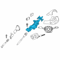 OEM 2017 BMW X6 Steering Wheel Column Adjustment, Electric. Diagram - 32-30-6-868-391