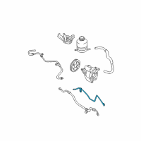 OEM Toyota RAV4 Lower Return Hose Diagram - 44406-42100