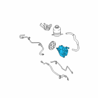 OEM 2001 Toyota RAV4 Power Steering Pump Diagram - 44310-28270