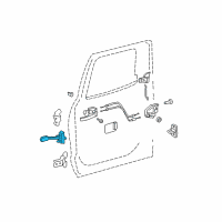 OEM 2020 Toyota Tundra Door Check Diagram - 68640-0C041