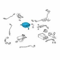 OEM 2016 Toyota Camry Vapor Filter Diagram - 77746-06020