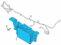 OEM 2020 Kia Niro Unit Assembly-Front RADA Diagram - 99110G5100