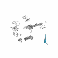 OEM 2006 Chrysler Town & Country Steering Shaft Diagram - 4680599AA